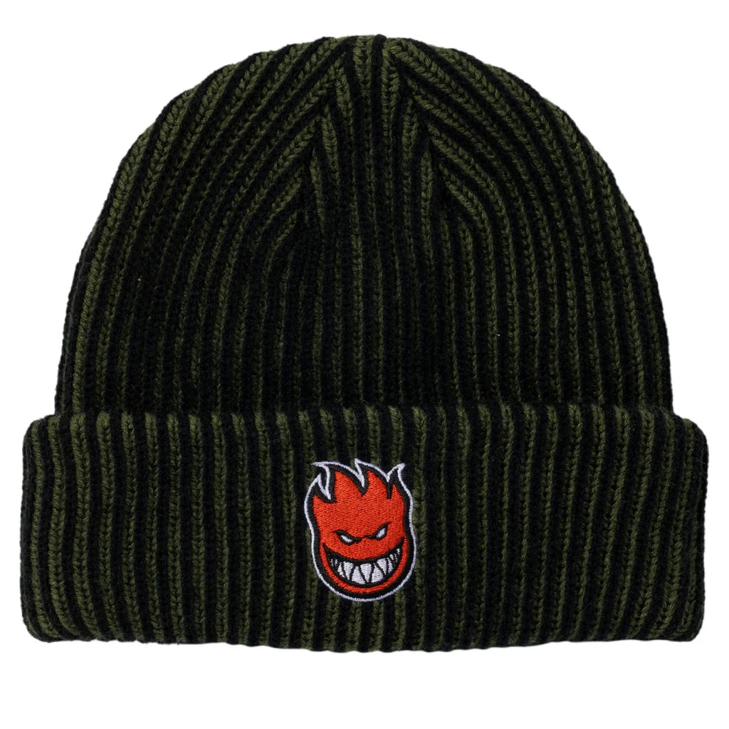 Spitfire Wheels Bighead Fill Beanie - Olive/Black/Red