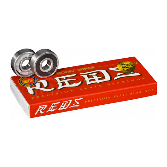 Bones Super Reds skateboard bearings 8 pack