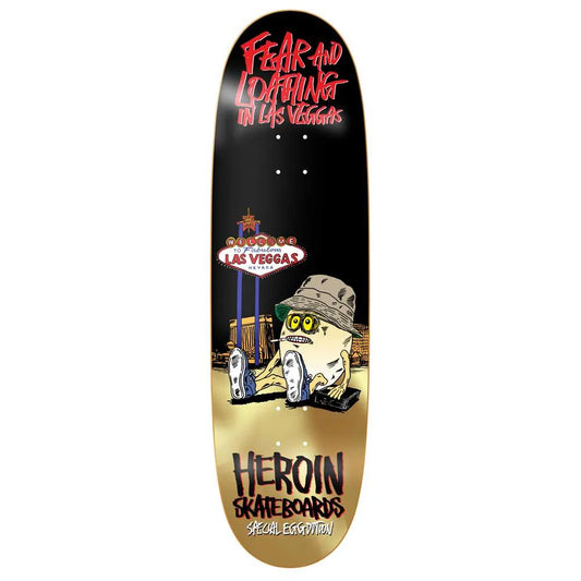 Heroin Skateboards Fear and Loathing Special Eggdition 2025 Skateboard Deck 9"