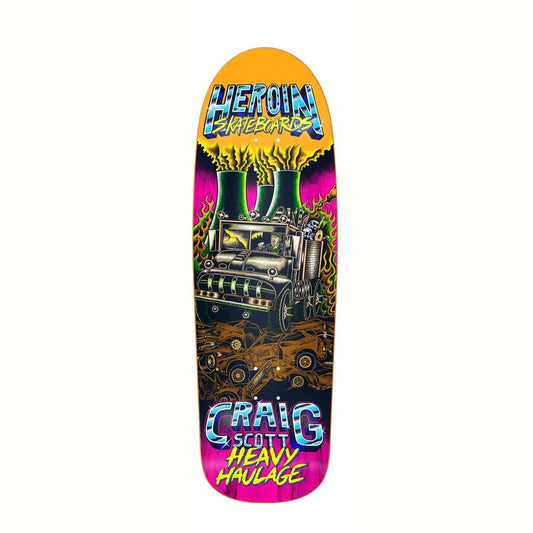 Heroin Craig Questions Heavy Haulage deck 9.5" FREE Grip tape and Hardware