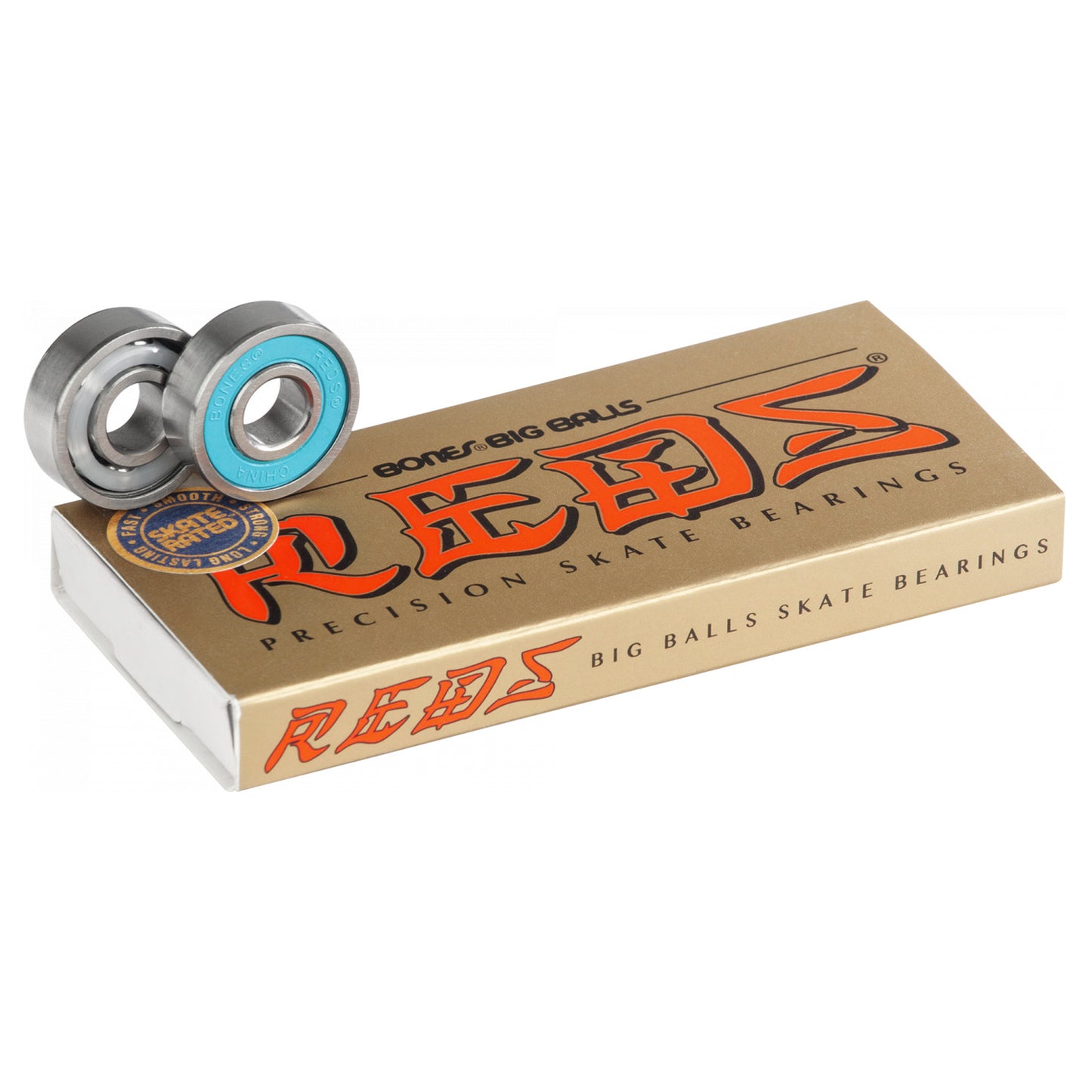 Bones Big Ball Reds skateboard bearings 8 pack