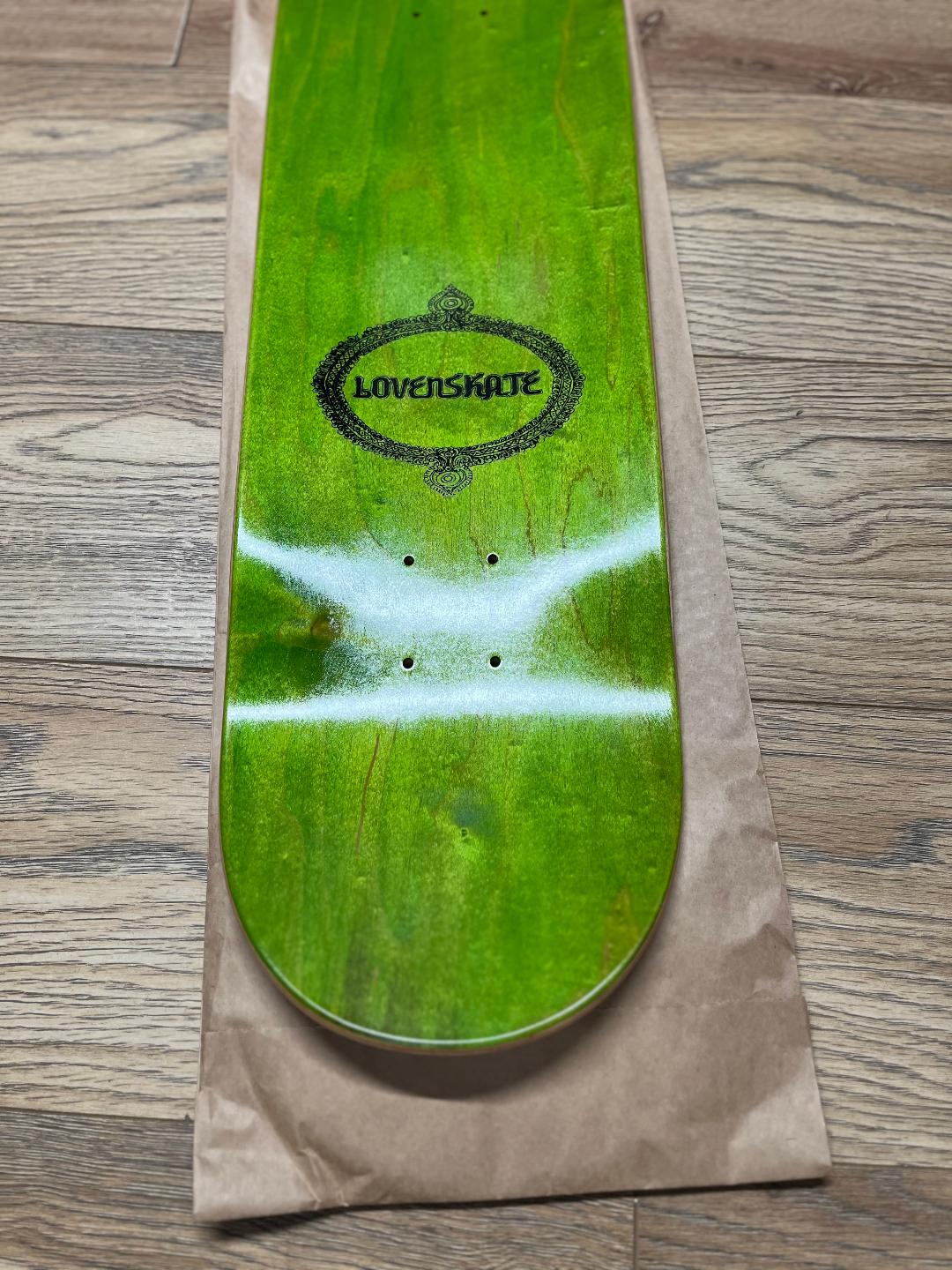 Lovenskate Rider deck by Sol Dhariwal-Bisset 8.25"