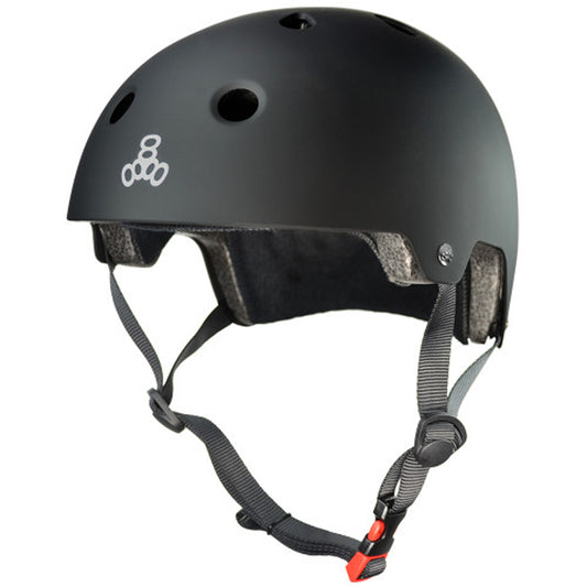 Triple 8 Dual certified helmet Black matt XS/S, S/M or L/XL