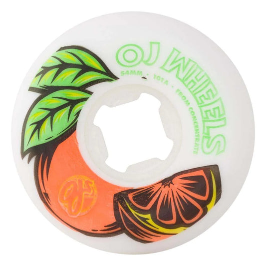 OJ wheels From Concentrate white orange Hardline 101a 54mm