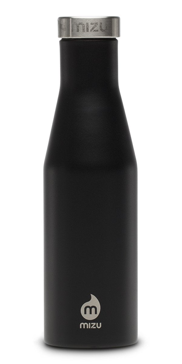Mizu S4 black water bottle