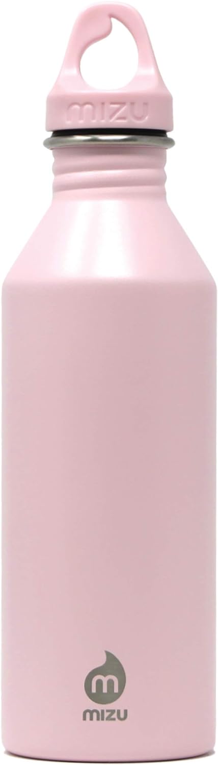 Mizu M8 water bottle black,army,ice blue,pink,sea glass,sand, stainless steel