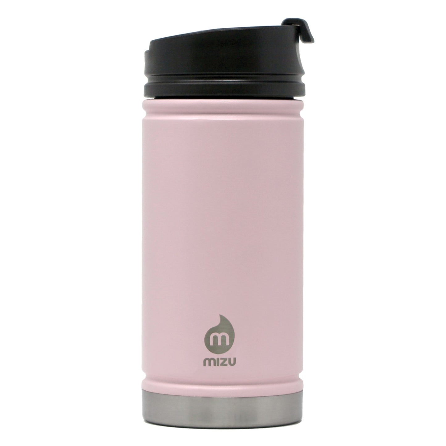 Mizu coffee mug Stainless steel, black, pink