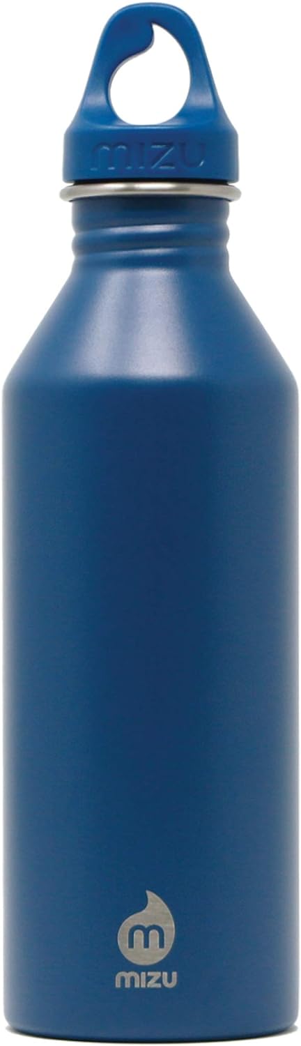 Mizu M8 water bottle black,army,ice blue,pink,sea glass,sand, stainless steel