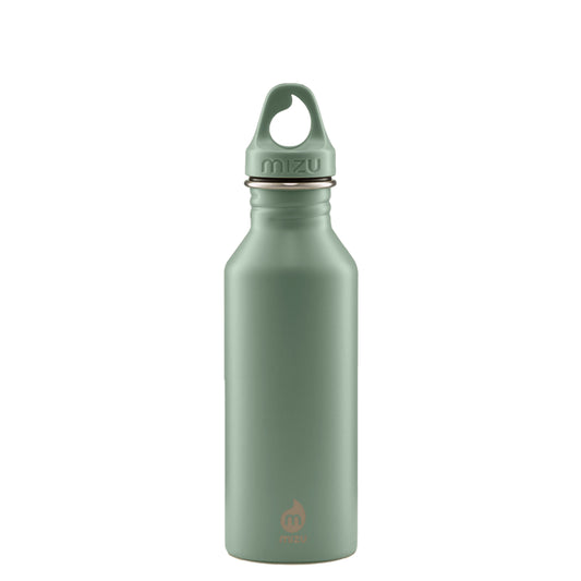 Mizu M5 water bottle Midnight, stainless steel, sage, blue/green