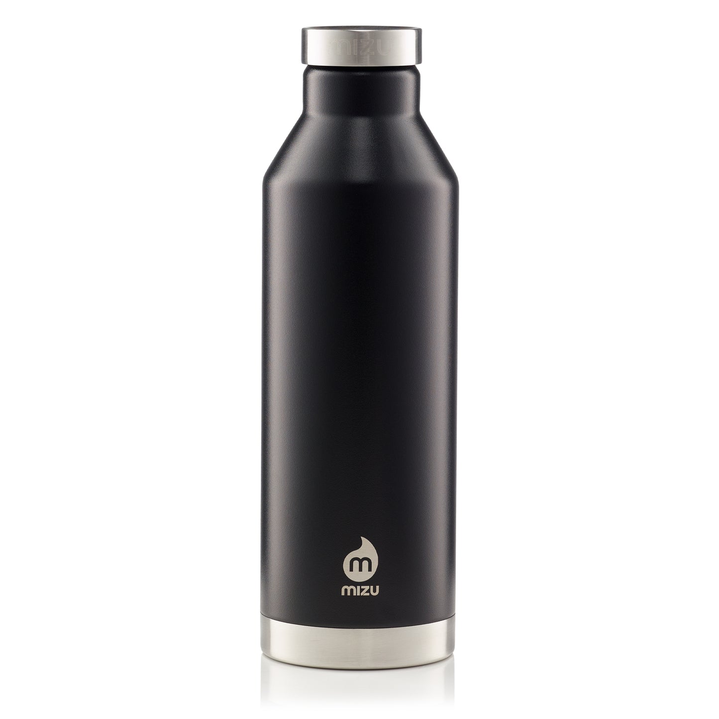 Mizu V8 water bottle black or stainless