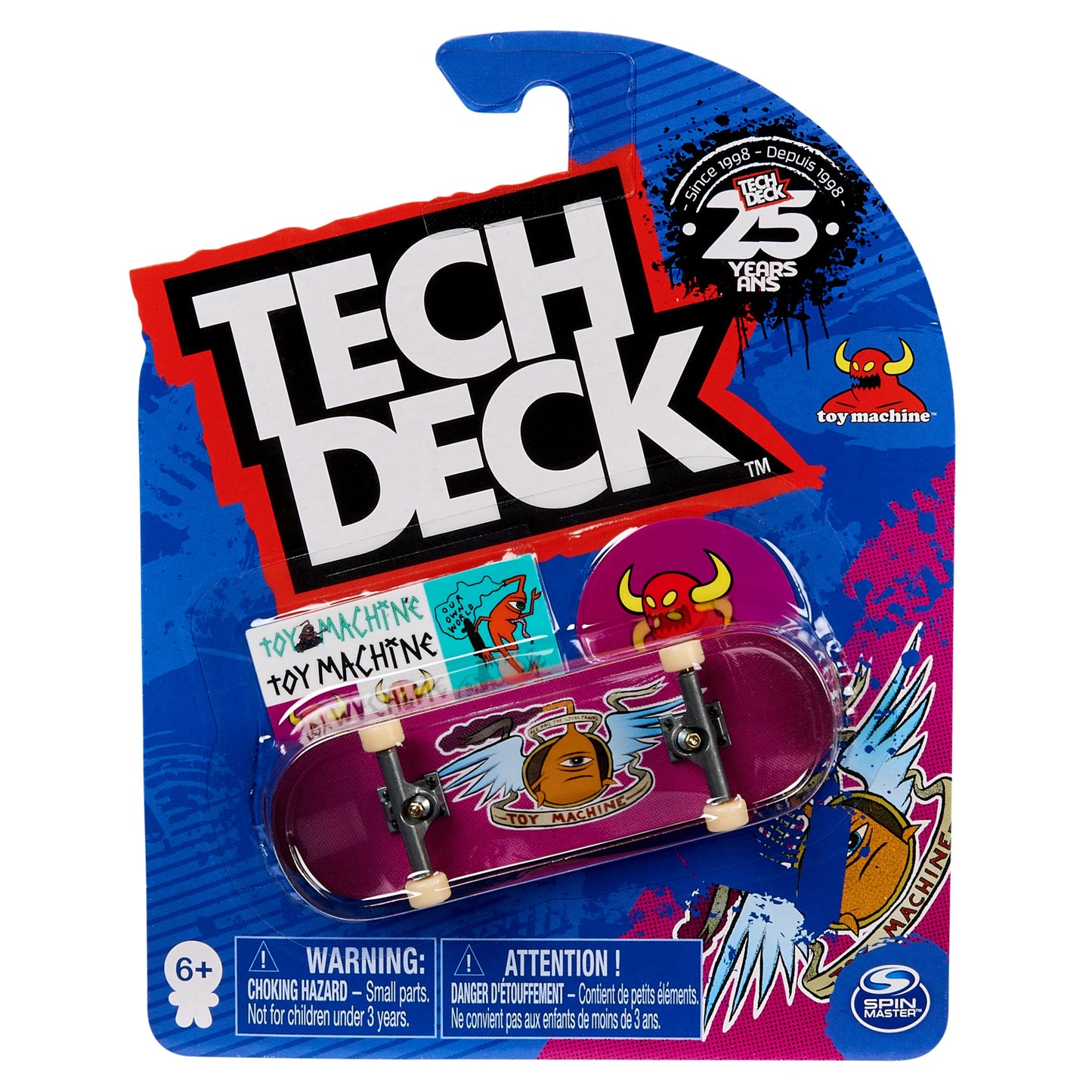 Tech deck World Industries, Primitive, Toy Machine, Blind, April, Real, Disorder