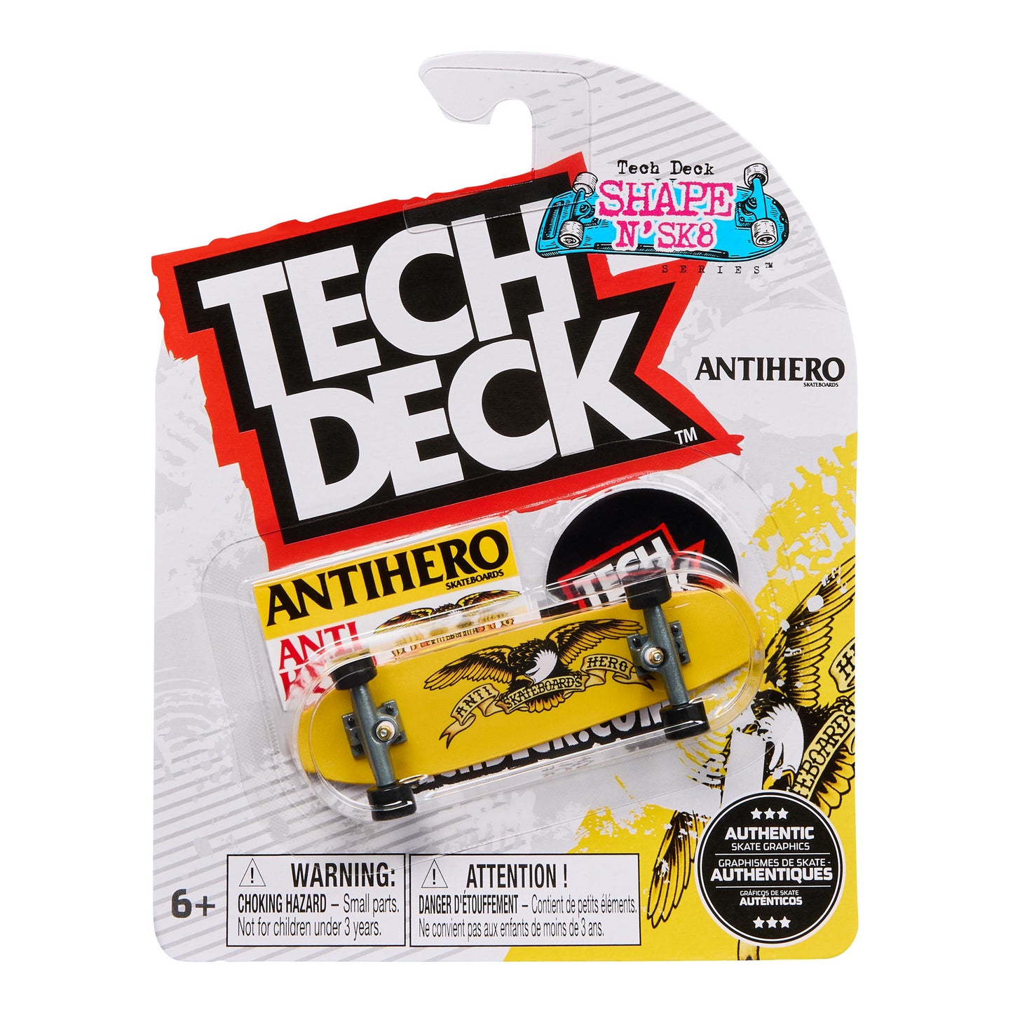 Tech deck M54 series including switch series DGK and shape N sk8 Santa Cruz Winkowski and Screaming foot+ Anti Hero classic eagle