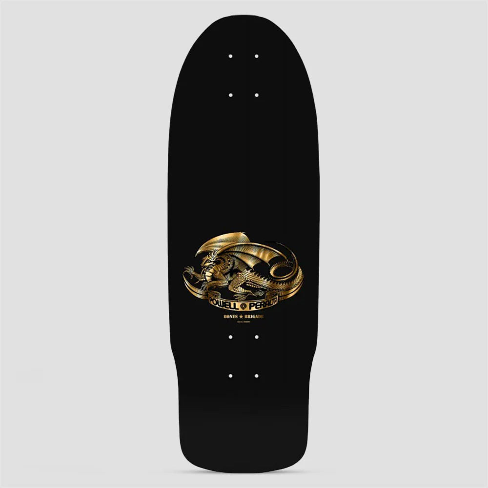 Powell Peralta Bones Brigade 10.09" Steve Caballero Series 16 Skateboard Deck Black / Gold