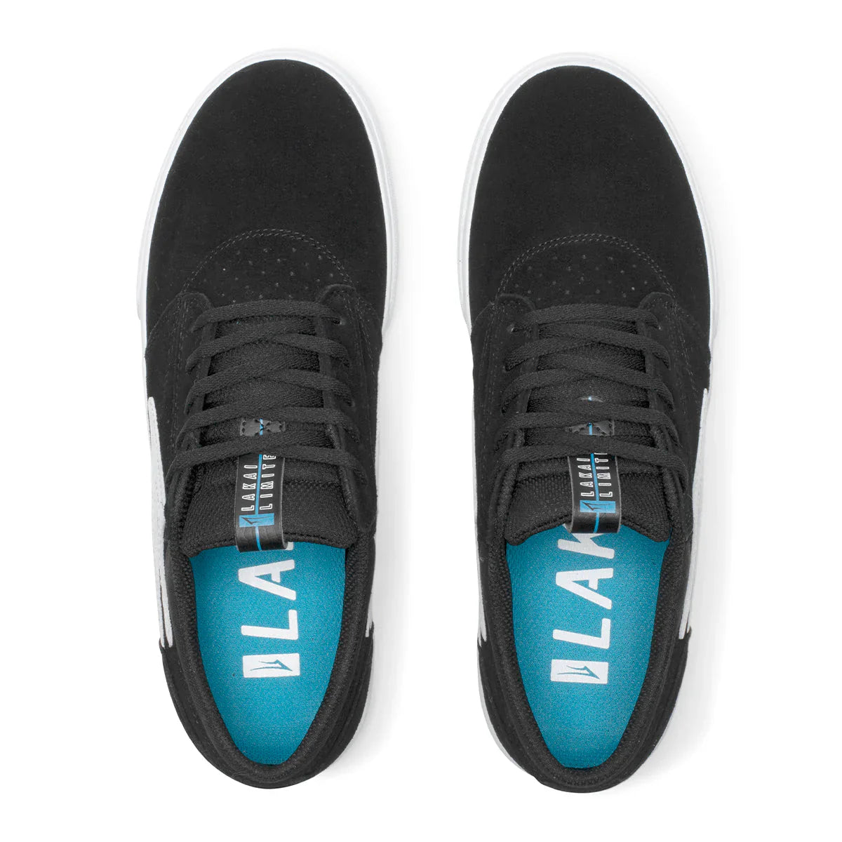 Lakai Griffin black suede size UK 7 trainers