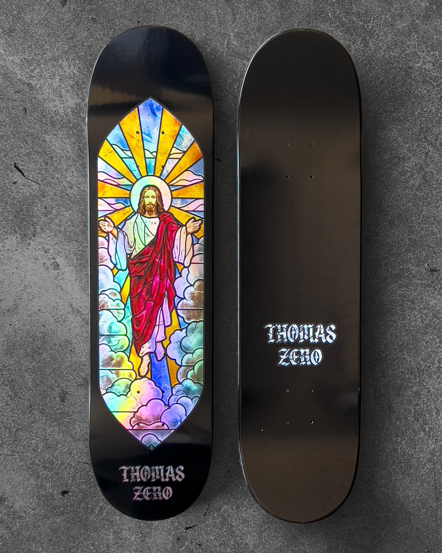 Zero Stained glass Jamie Thomas 8.25"