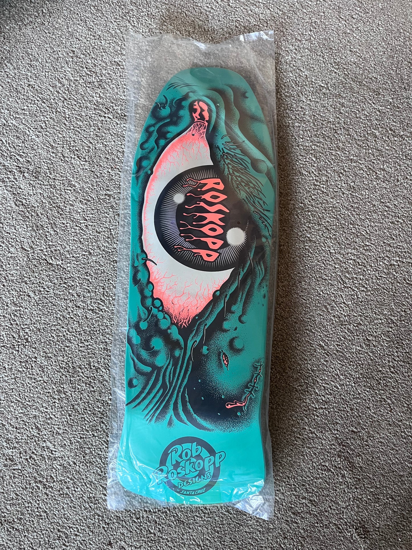 Santa Cruz Reissue Roskopp Eye teal 10.12"