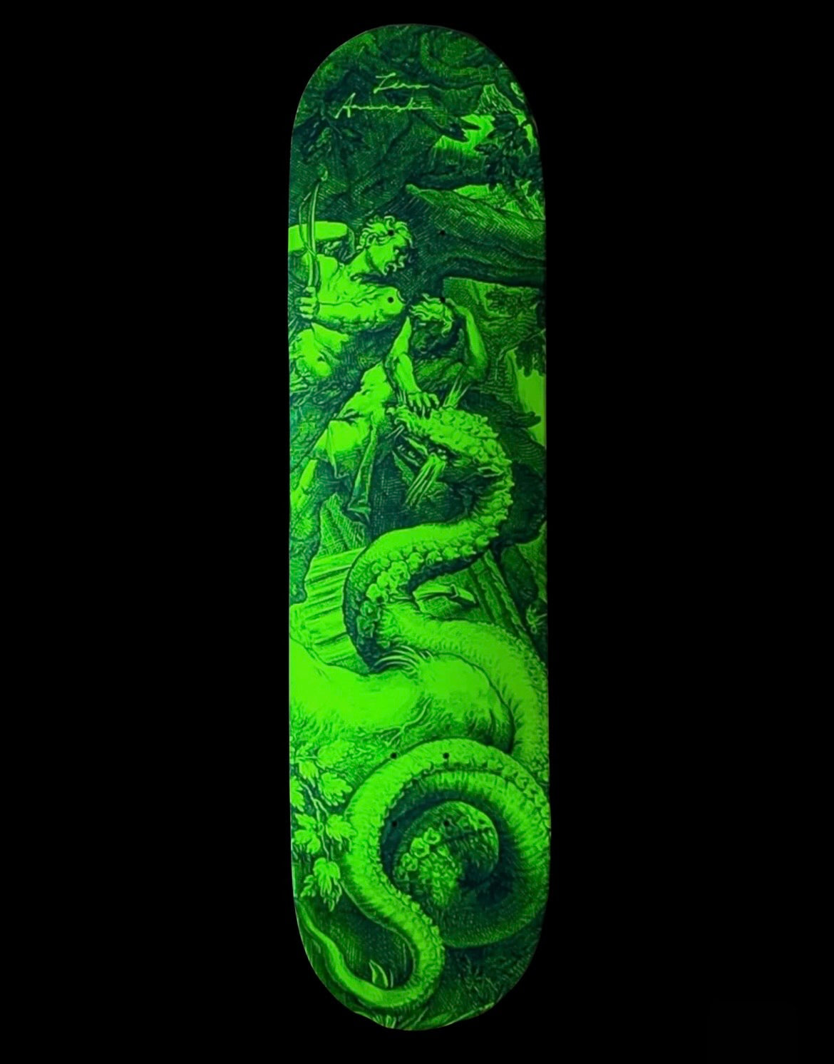 Zero Skateboard Deck Renaissance Kanaan Dern 8.5" Green