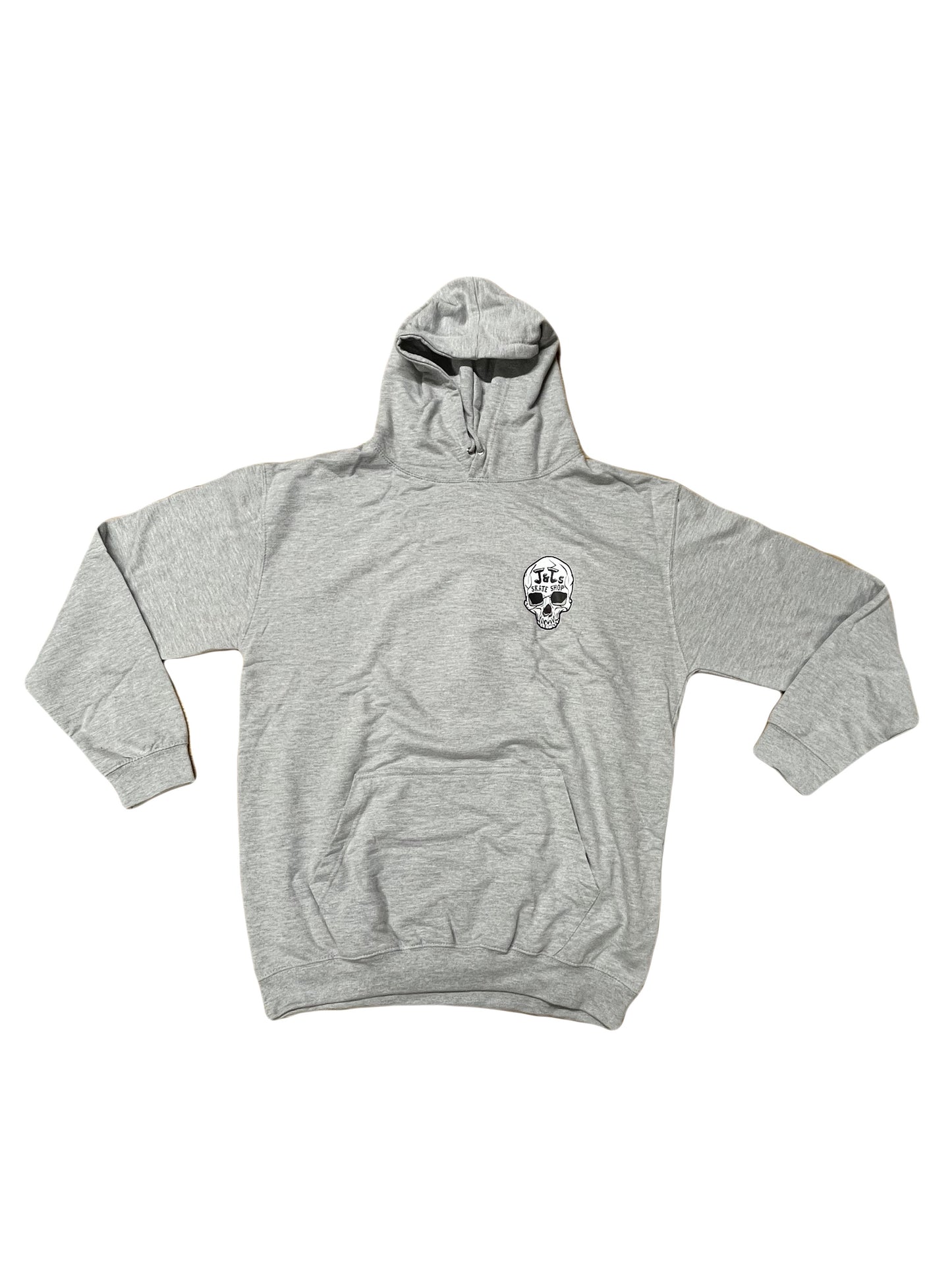 J and J's shop Hoodie Skull Grey