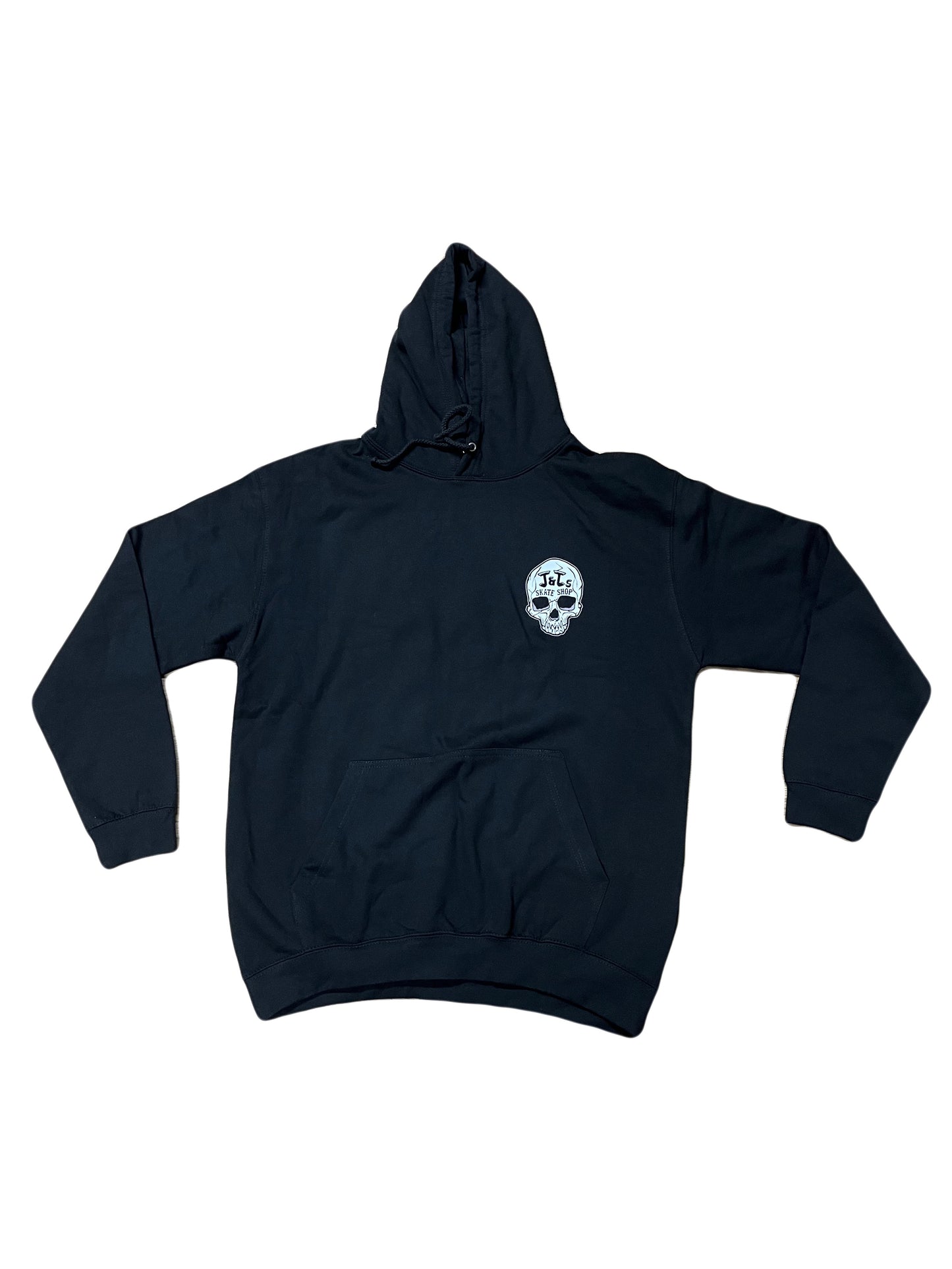 J and J's shop Hoodie black skull