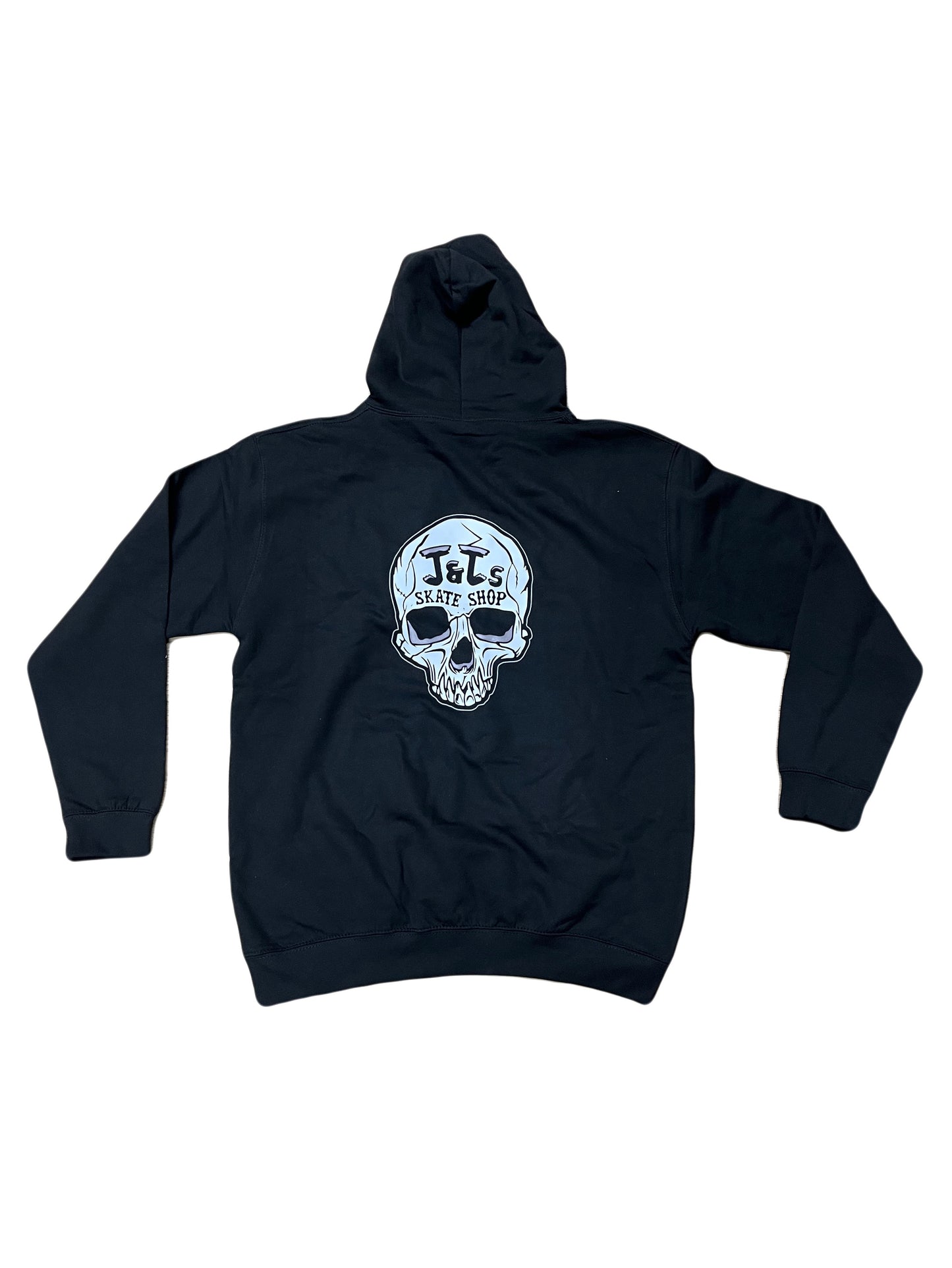 J and J's shop Hoodie black skull