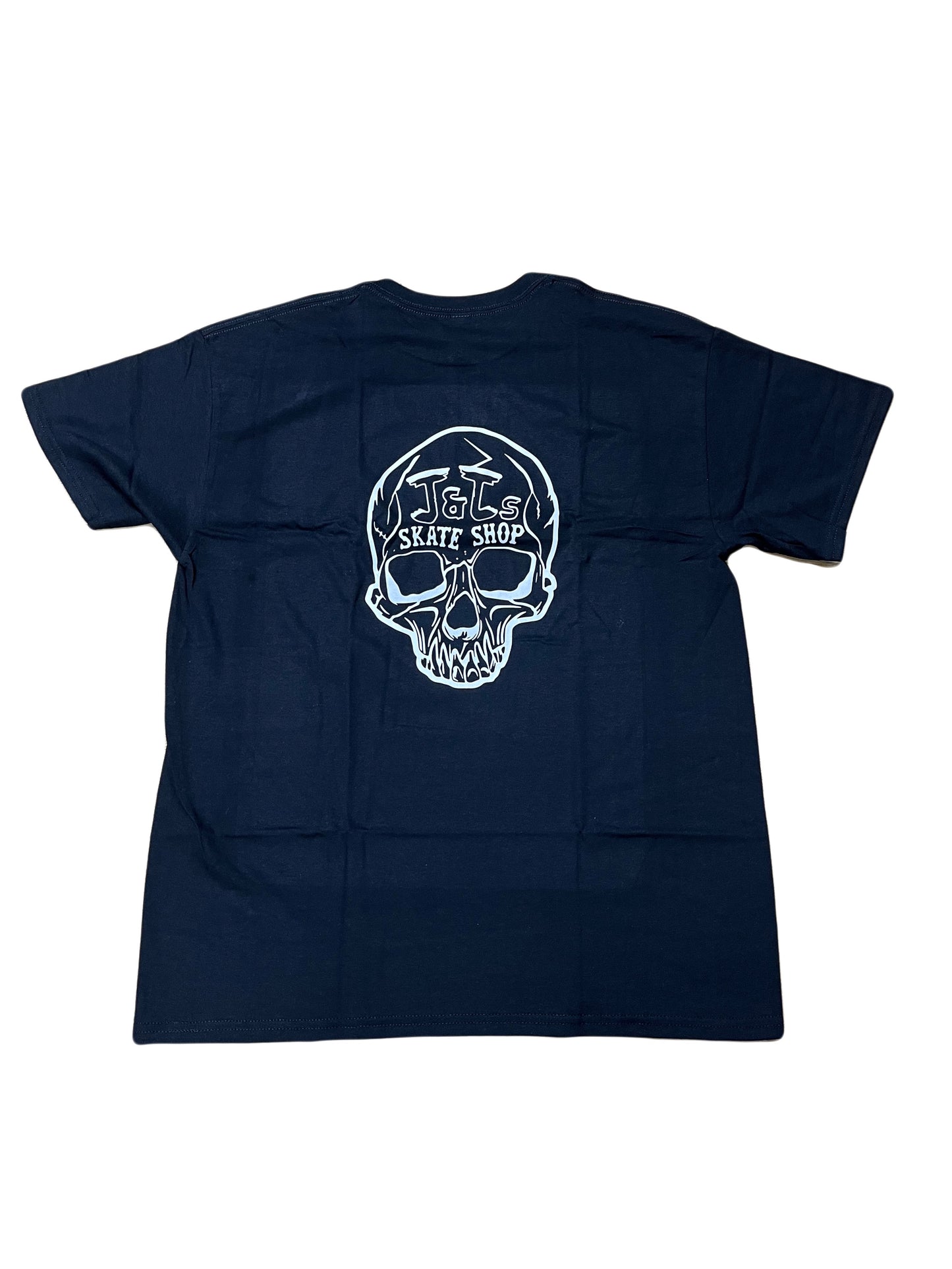 J and J's shop t-shirt Skull Black