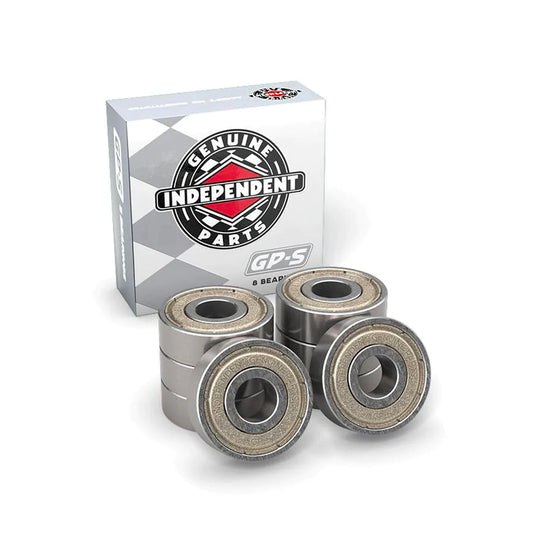Independent GP-S bearings silver 8mm 8 pack