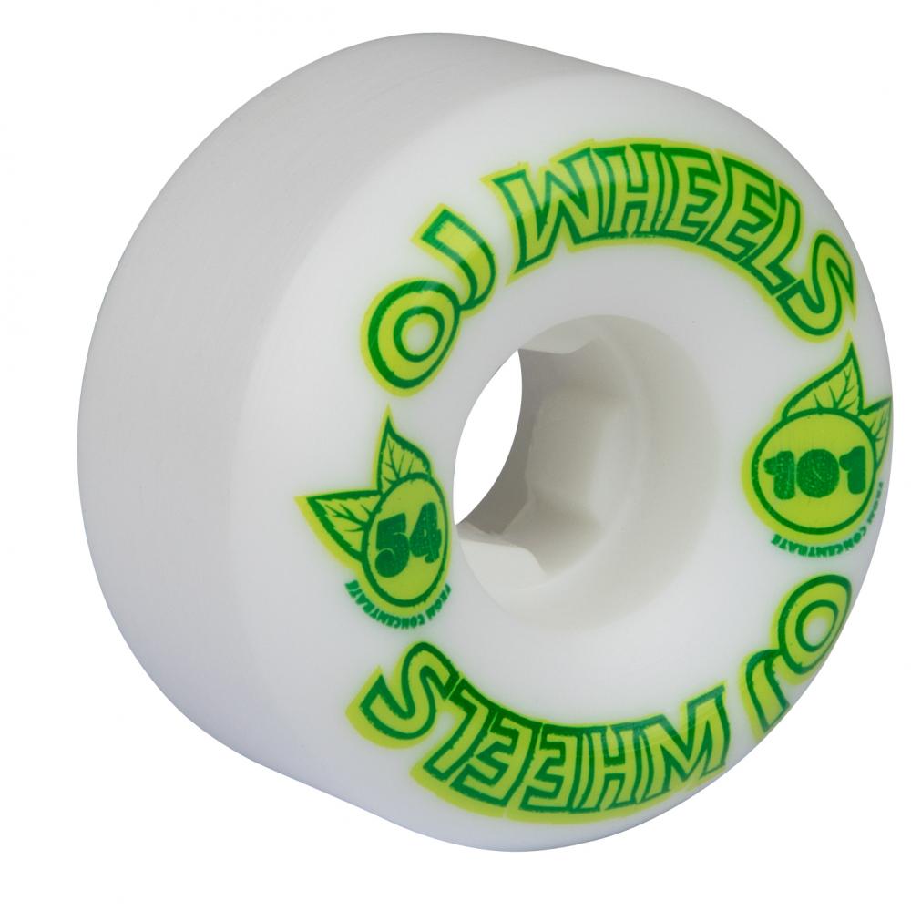 OJ Wheels	From Concentrate Hardline 101a	White	54 MM