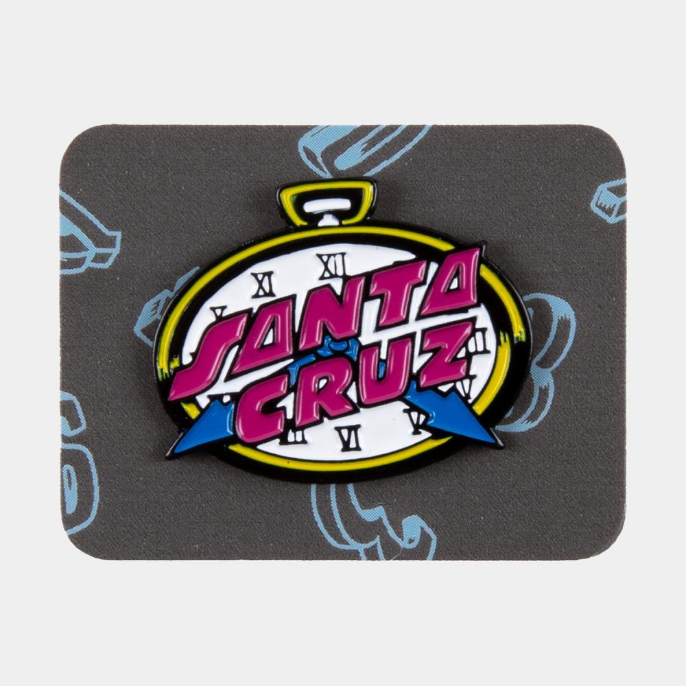 Santa Cruz Accessories Grabke Clock Dot Pin Badge