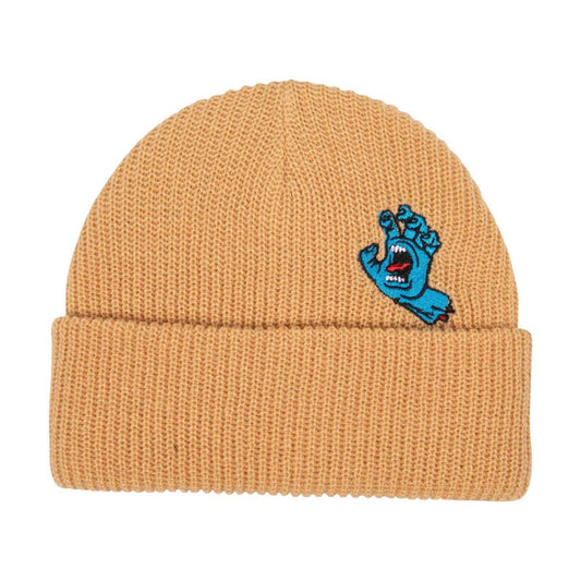 Santa Cruz Beanie	Screaming Mini Hand Beanie	Wheat	O/S ADULT