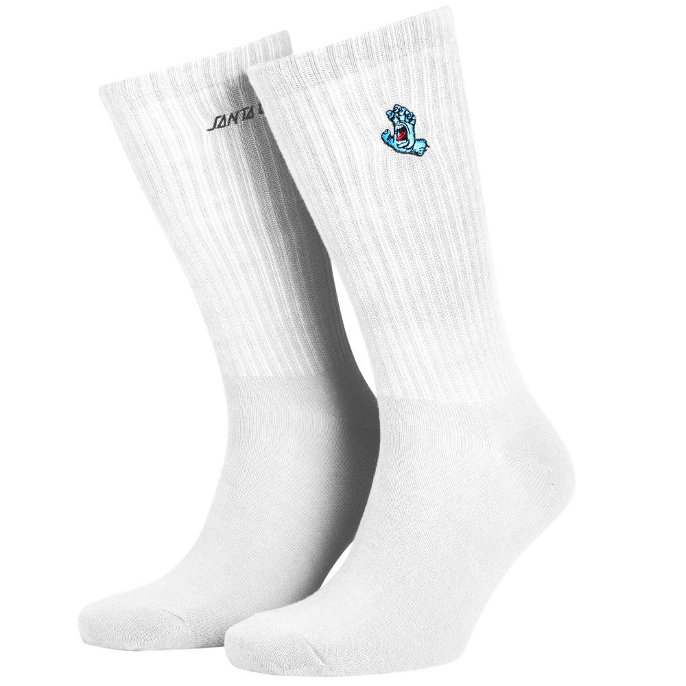 Santa Cruz socks Screaming mini hand black, white or fresh blue