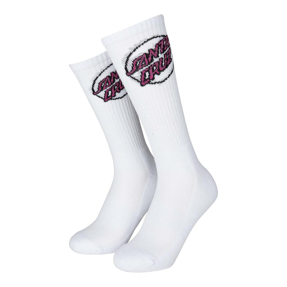 Santa Cruz socks Partial Dot black or white