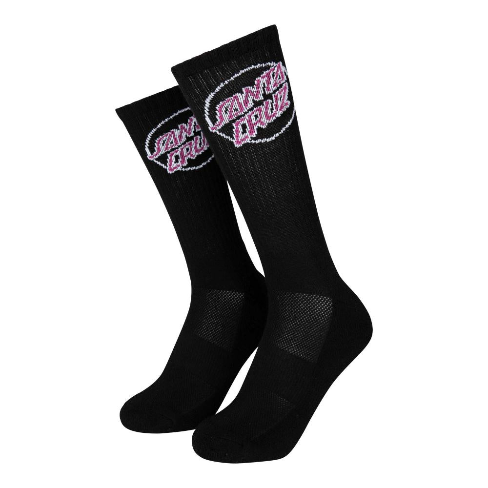 Santa Cruz socks Partial Dot black or white