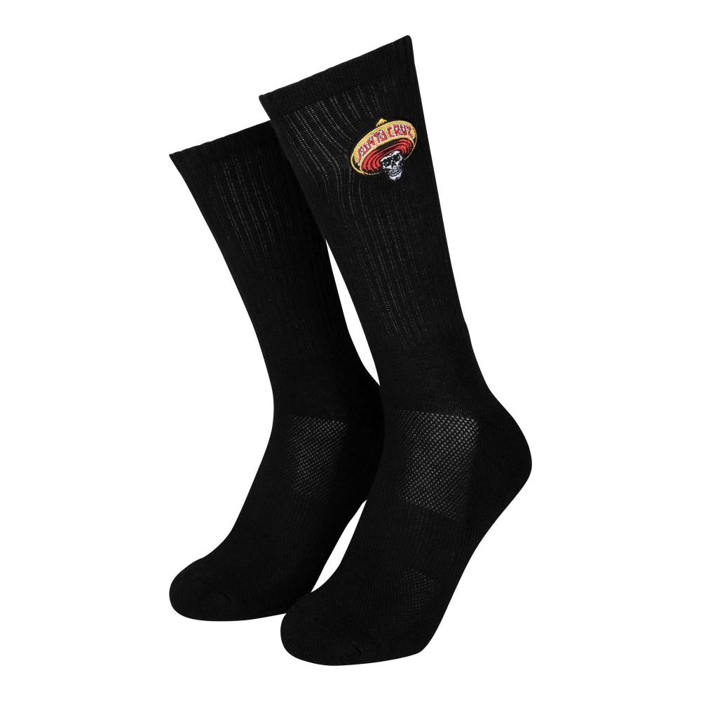 Santa Cruz socks Guzman Skull black or white
