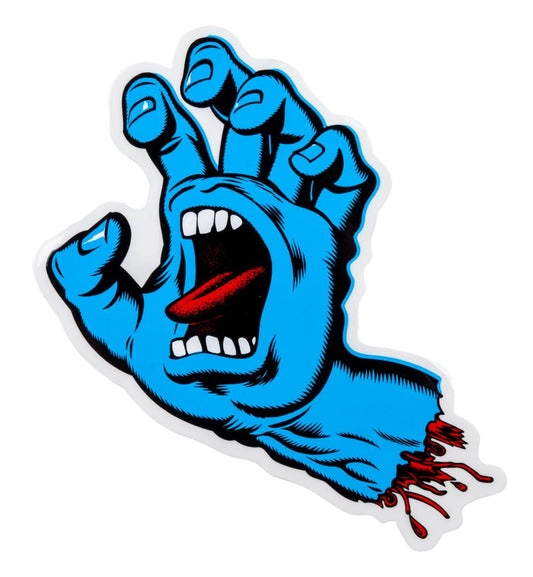 Santa Cruz screaming hand sticker 3" or 6"