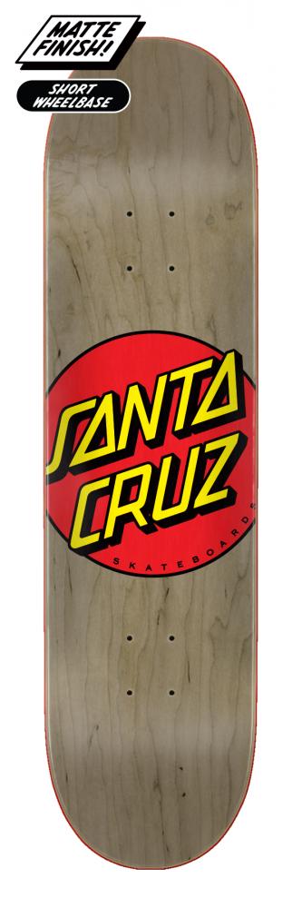 Santa Cruz Classic dot deck 7.75", 8", 8.5" FREE Grip tape and Hardware