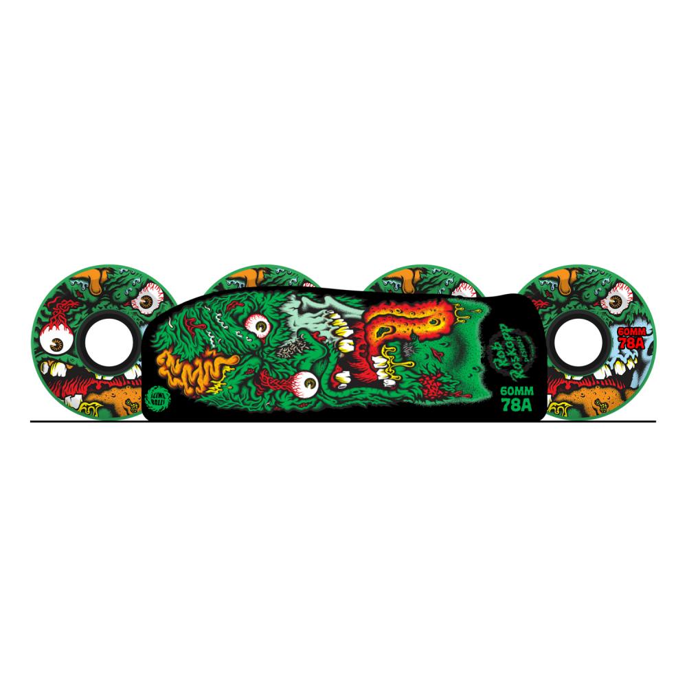 SlimeBalls Wheels Roskopp Face Two Reissue OG 78A Green60 MM