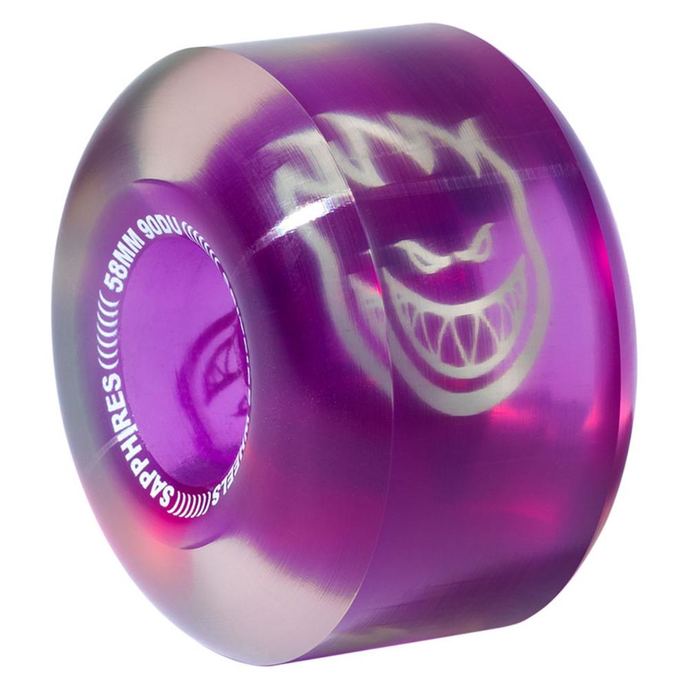 Spitfire soft wheels sapphire radial 90d purple 58mm