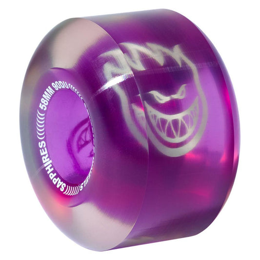 Spitfire soft wheels sapphire radial 90d purple 58mm