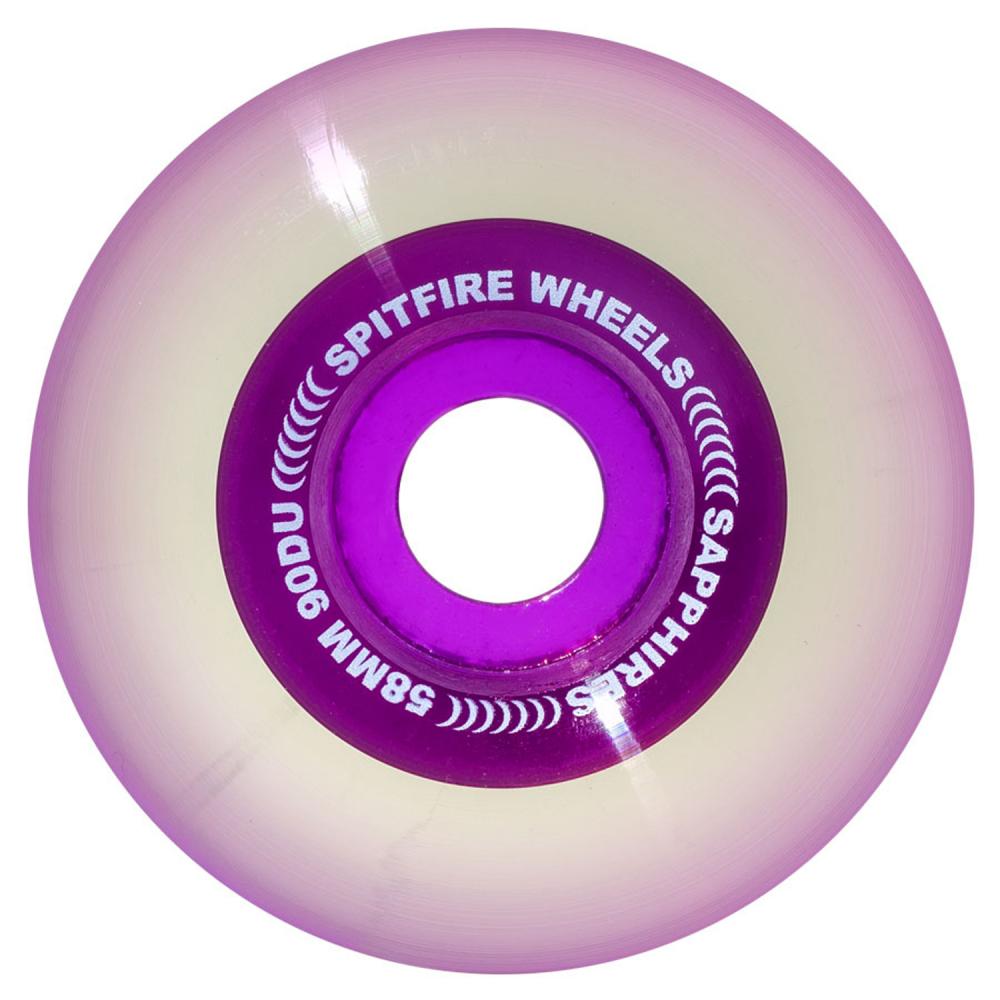 Spitfire soft wheels sapphire radial 90d purple 58mm