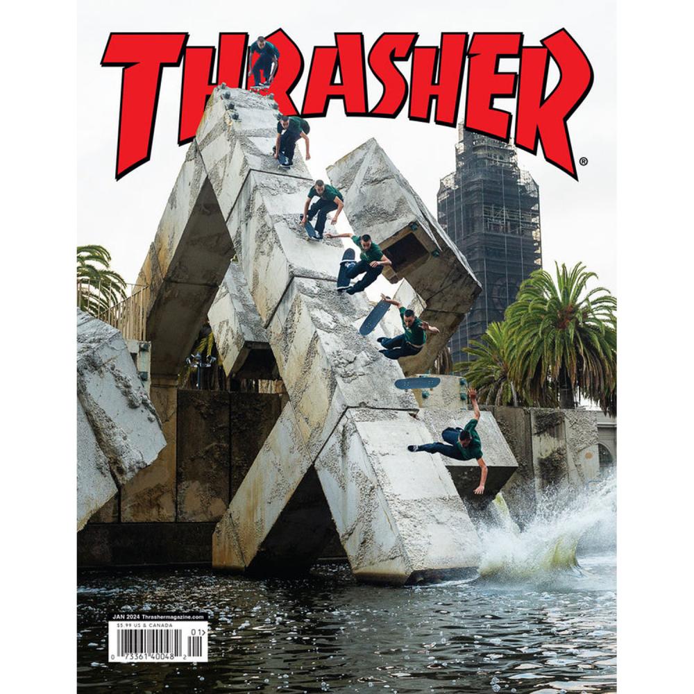 Thrasher magazines January 2024, February 2024, March 2024, April 2024