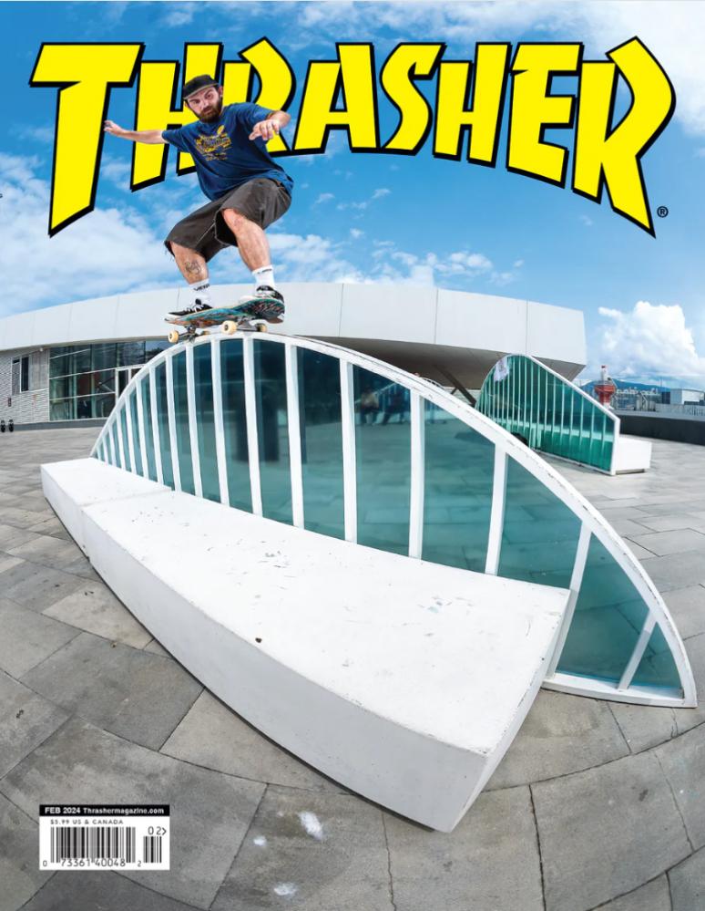 Thrasher magazines January 2024, February 2024, March 2024, April 2024