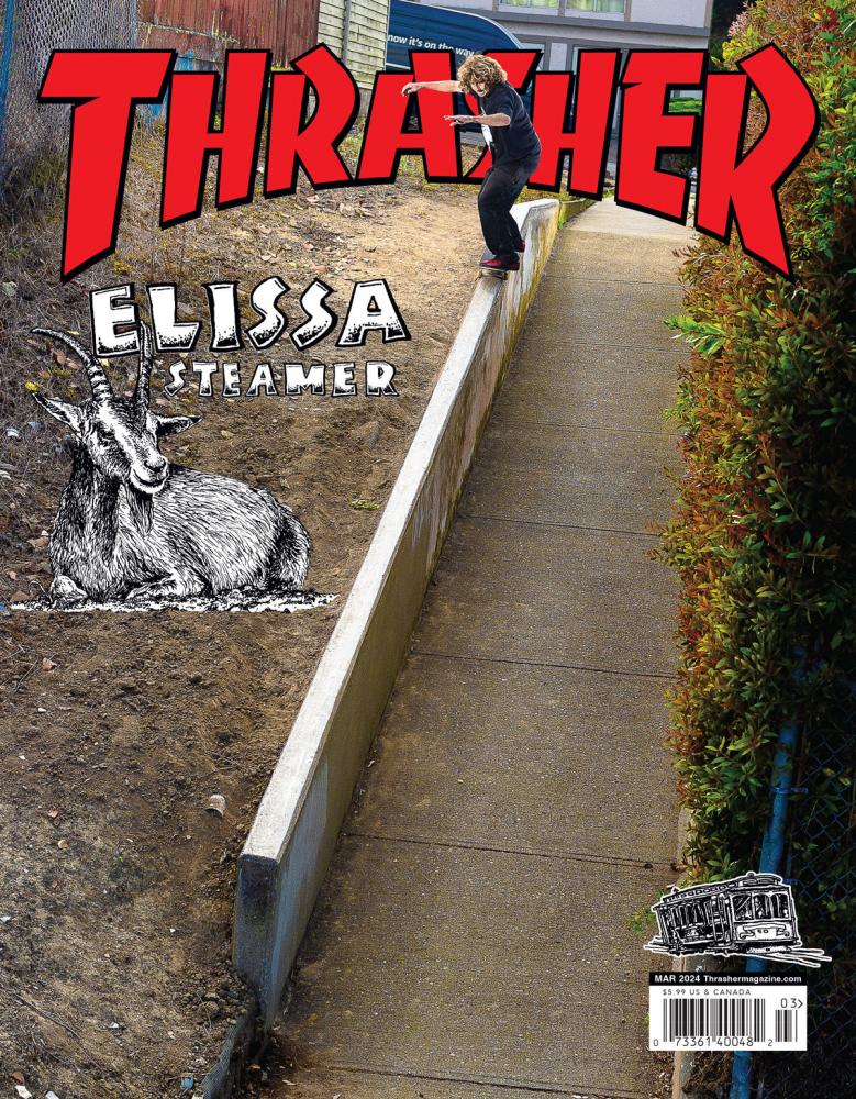 Thrasher magazines January 2024, February 2024, March 2024, April 2024