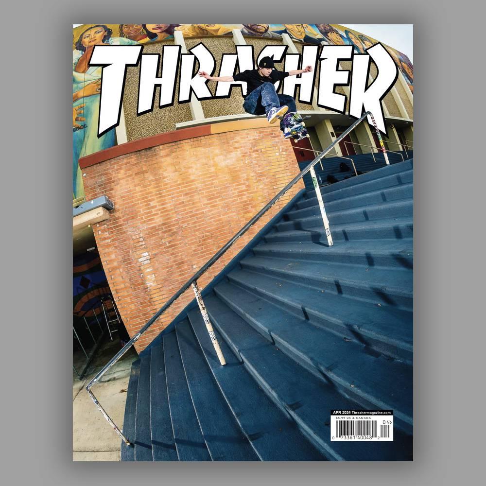 Thrasher magazines January 2024, February 2024, March 2024, April 2024