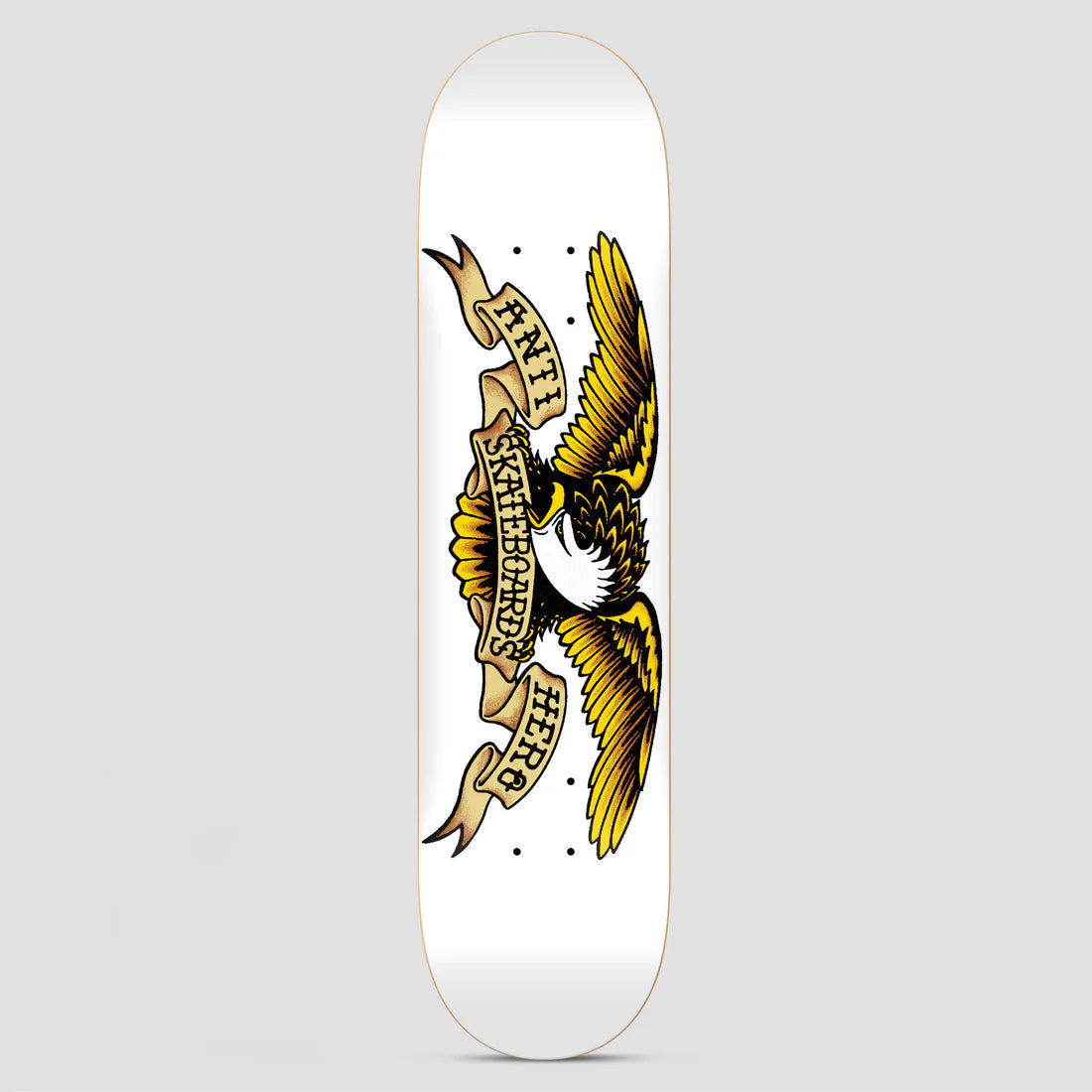 Anti Hero classic eagle deck 8.75" white