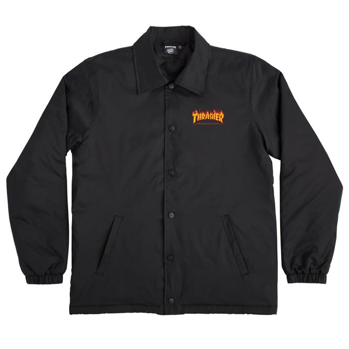 Thrasher Flame x Santa Cruz dot Coach jacket x large