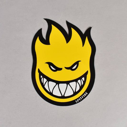 Spitfire Big head sticker x small yellow