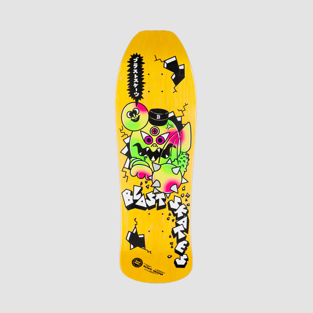 Blast skates Mutant Smasher custom shaped 10" deck