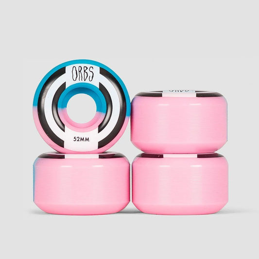 Orbs Apparitions Splits 99A Skateboard Wheels Pink/Blue 52mm