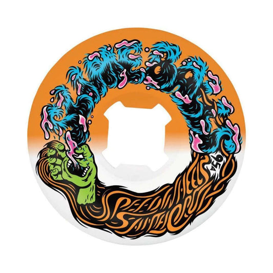 Slime Balls Hairballs 50-50 white orange 95a 56mm