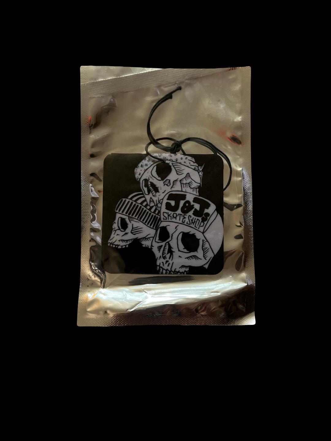 JANDJSSKATESHOP 3 SKULL CAR AIR FREHENER